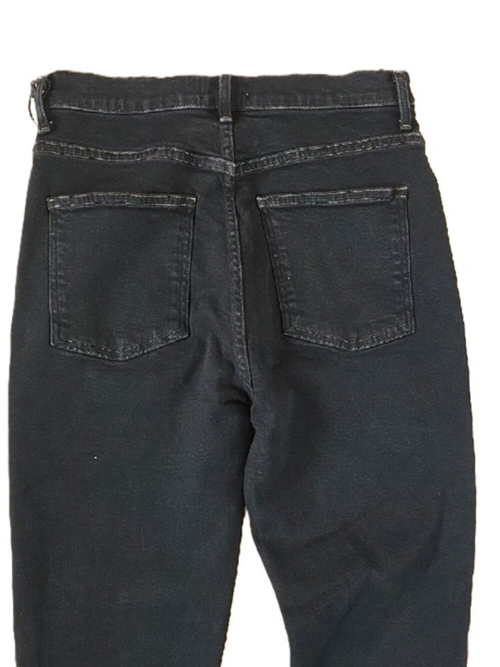 NWT $220 AGOLDE FREYA HIGH RISE SLIM JEANS IN BLACK SIZE W27 - Picture 8 of 11
